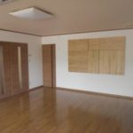１階部分リビング<br />
広々としてすっきりしています