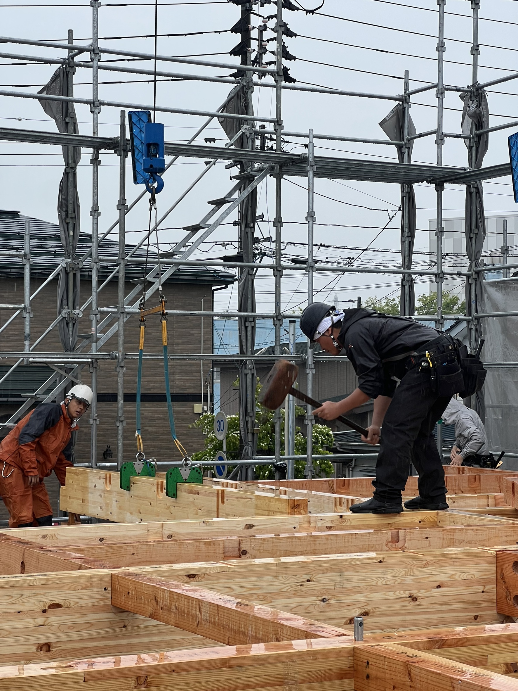 S様邸　建方！