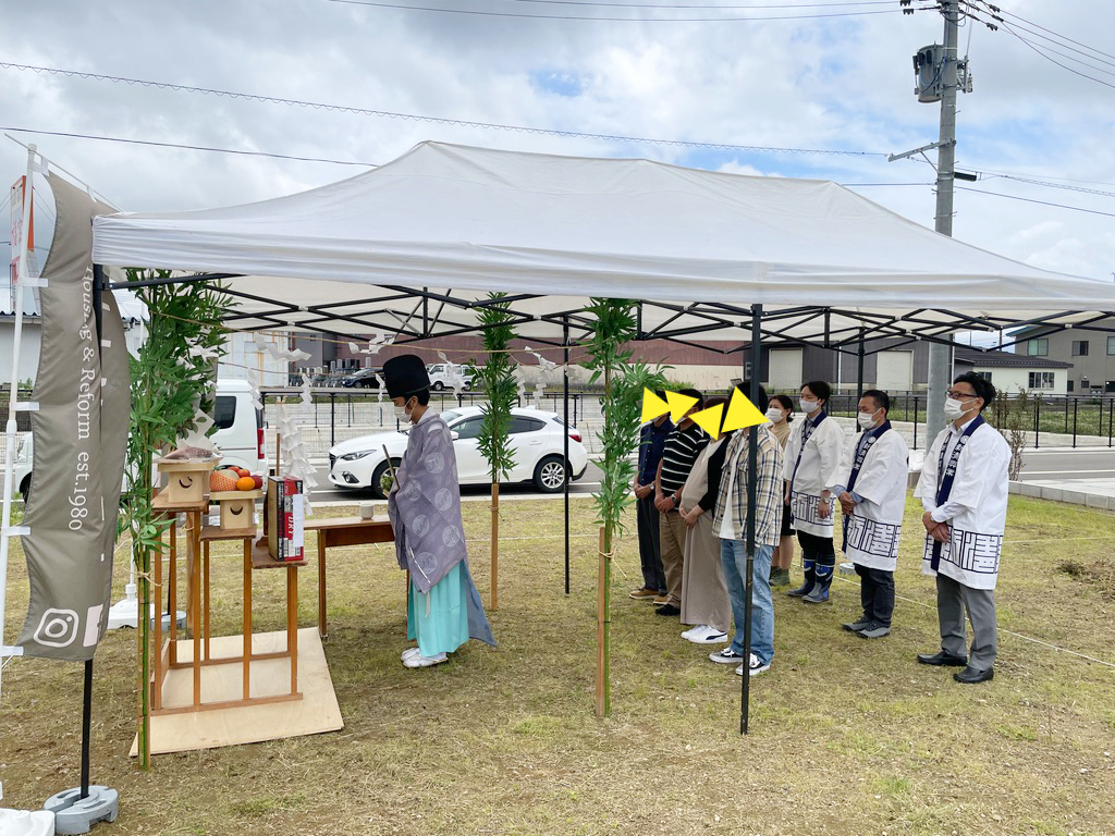 はれまち土橋にて地鎮祭!