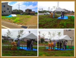 上越市内・新築工事①地鎮祭