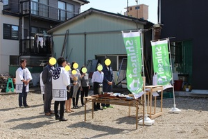 地鎮祭をとり行いました!